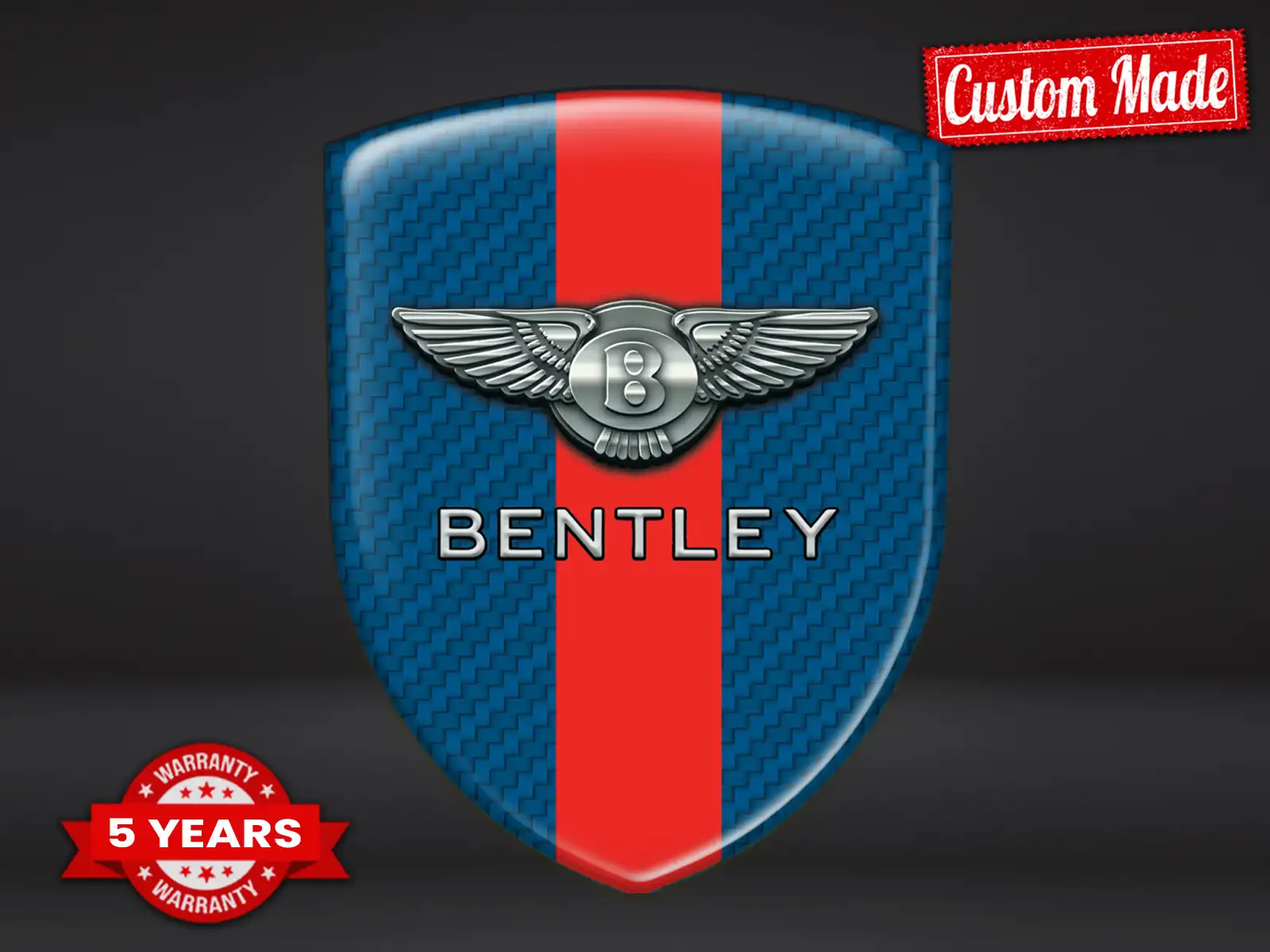 Bentley Emblemas Auto Personalizados Estilo Máximo Duradero